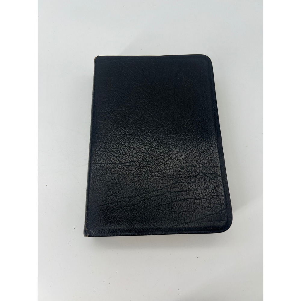 The Living Bible Paraphrased 1971 Tyndale House Black Cowhide Leather Binding